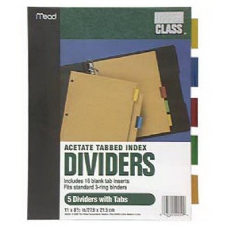 MEAD Mead 20250 11 x 8.50 in. Tab Index Dividers 259770